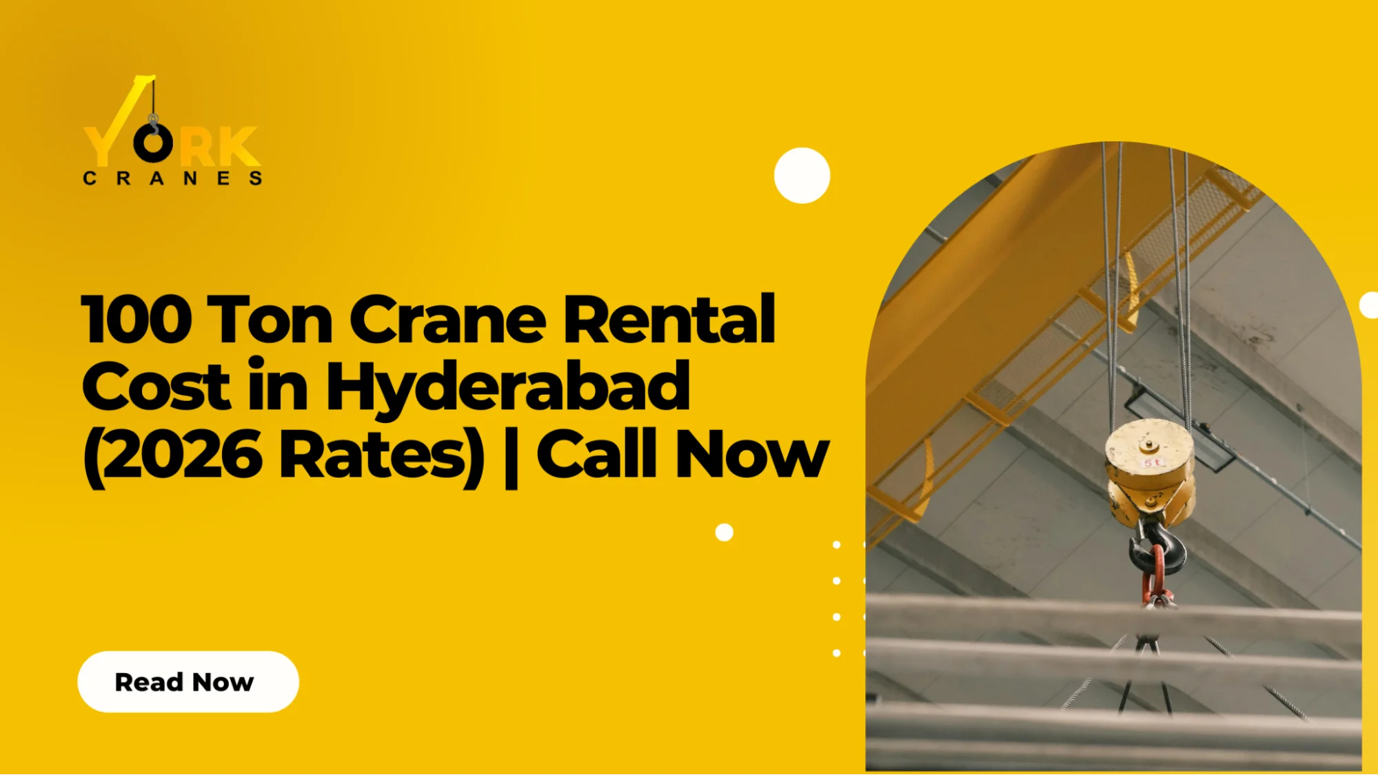100 ton crane operating at a construction site with competitive 100 ton crane rental cost in Hyderabad for heavy lifting projects