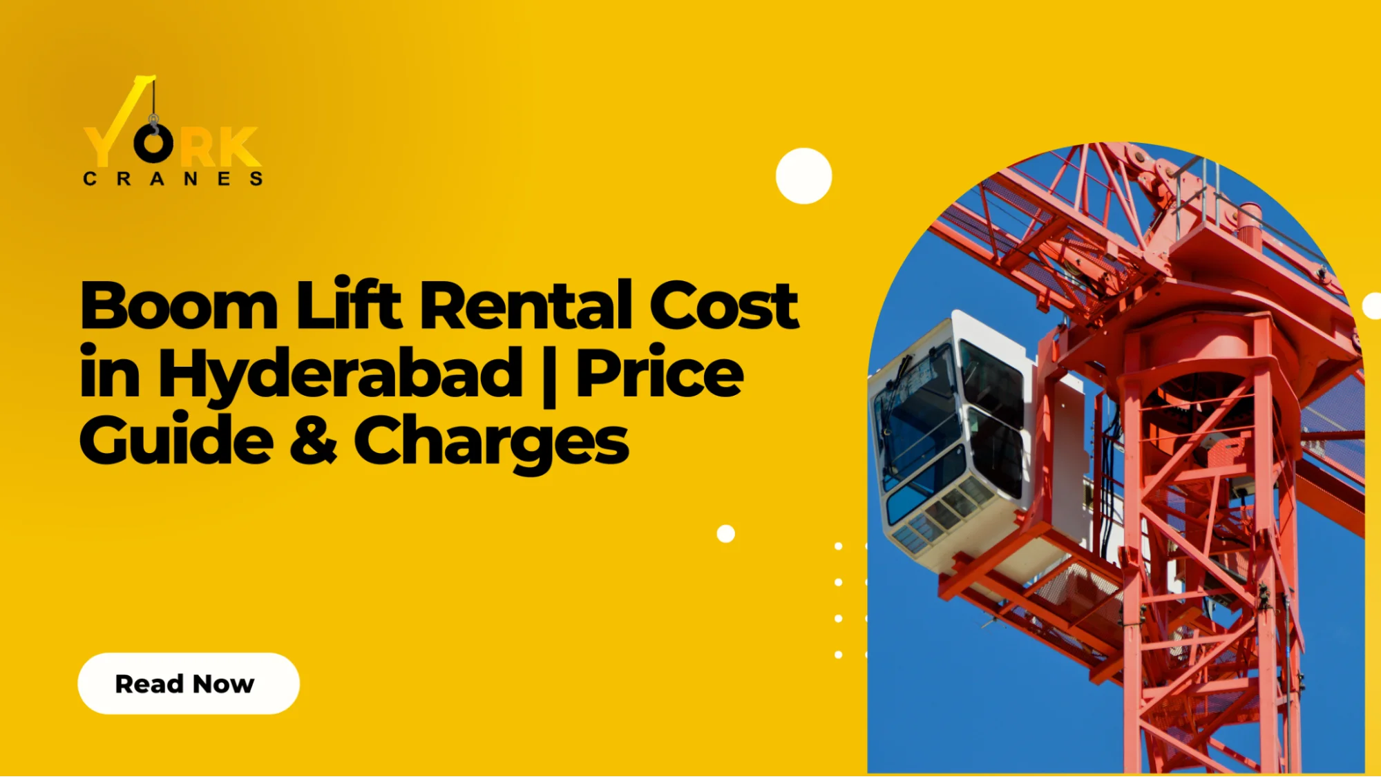 Boom lift rental in Hyderabad providing safe elevated access for construction, maintenance and industrial projects.