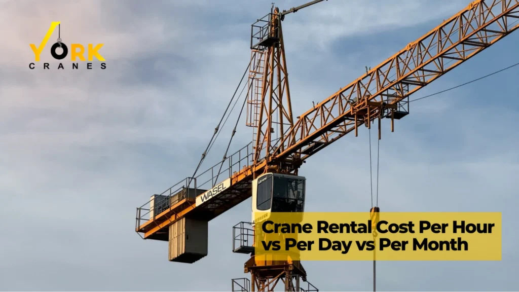 Comparison of crane rental Hyderabad price based on hourly, daily and monthly rental plans for construction and industrial projects