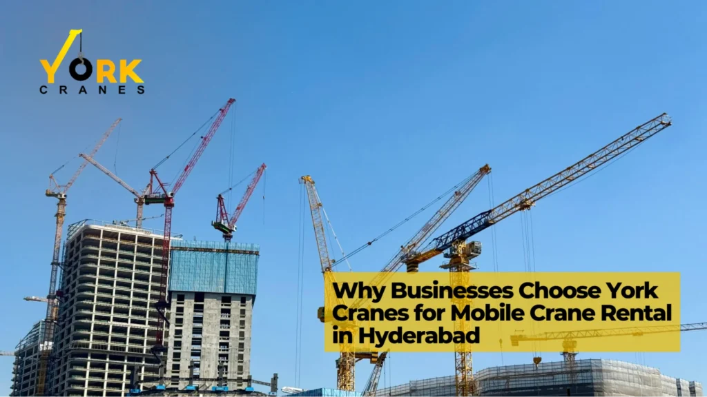 Mobile crane rental in Hyderabad for industrial and construction projects with competitive rental prices and professional operators.