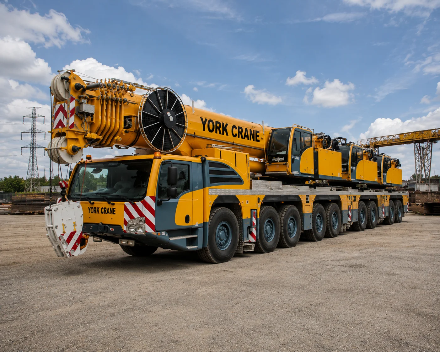 A 250 ton crane rental provides reliable lifting for heavy construction, industrial installations, and infrastructure projects across India.