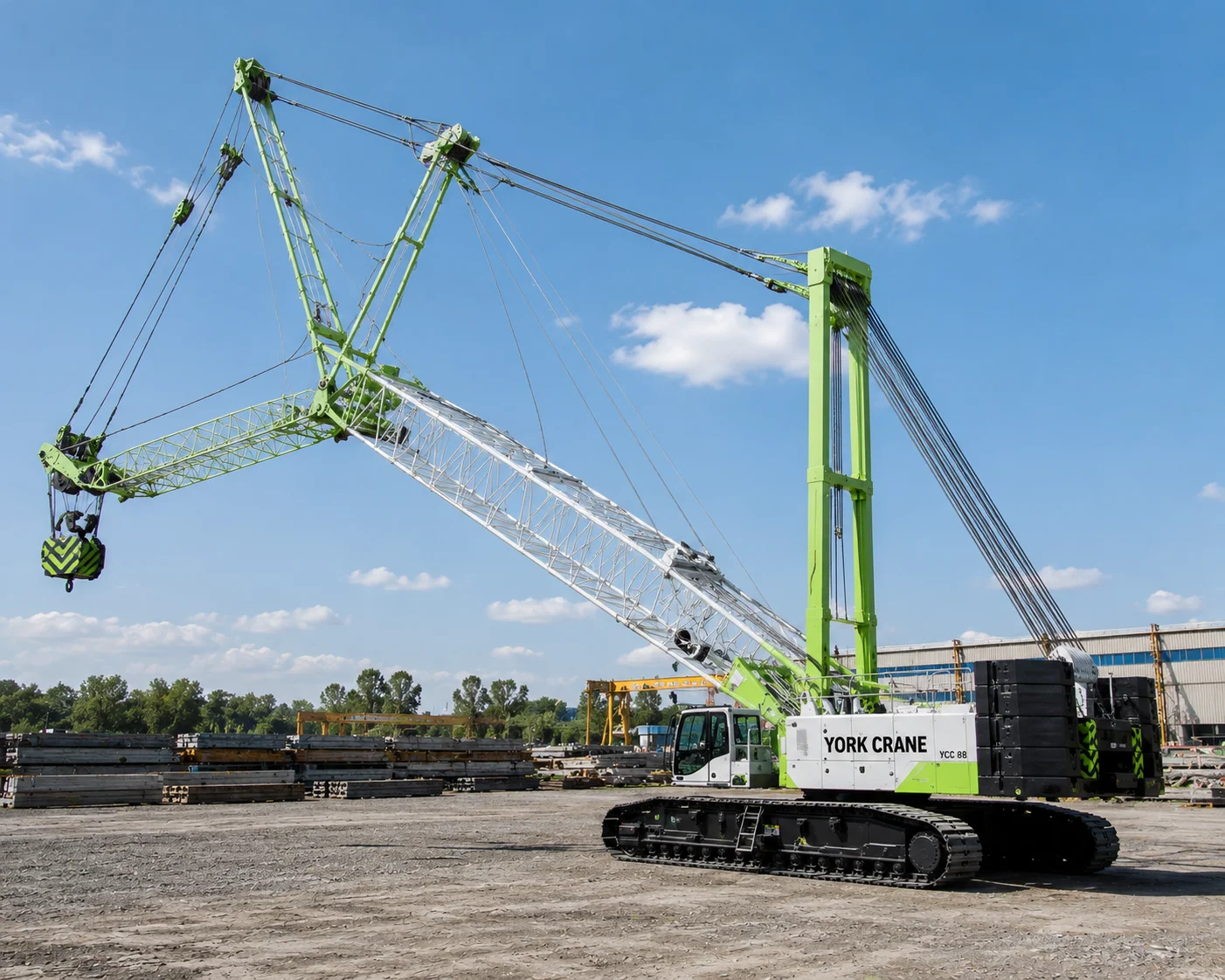 A 260 ton crane rental supports heavy industrial lifting, plant installations, and large construction projects across India.