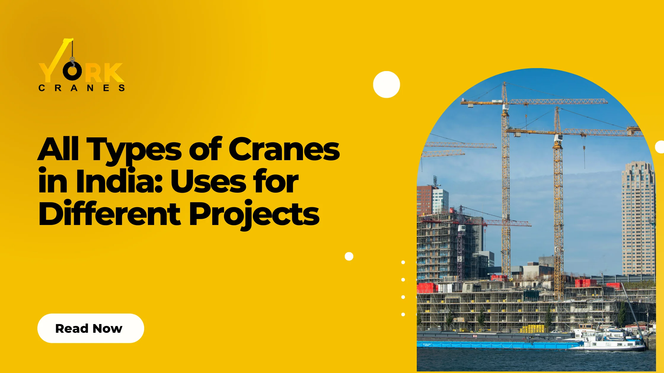 Types of Cranes in India