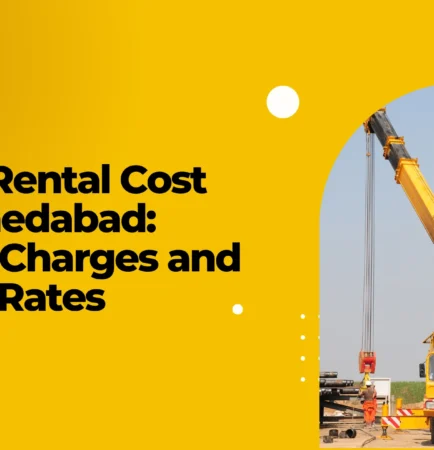 Crane rental cost in Ahmedabad varies by crane type, lifting capacity, rental duration, operator fees, and transportation charges.