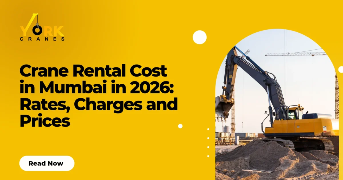 Crane rental cost in Mumbai in 2026 depends on crane type, lifting capacity, rental duration, operator fees, and transportation charges.