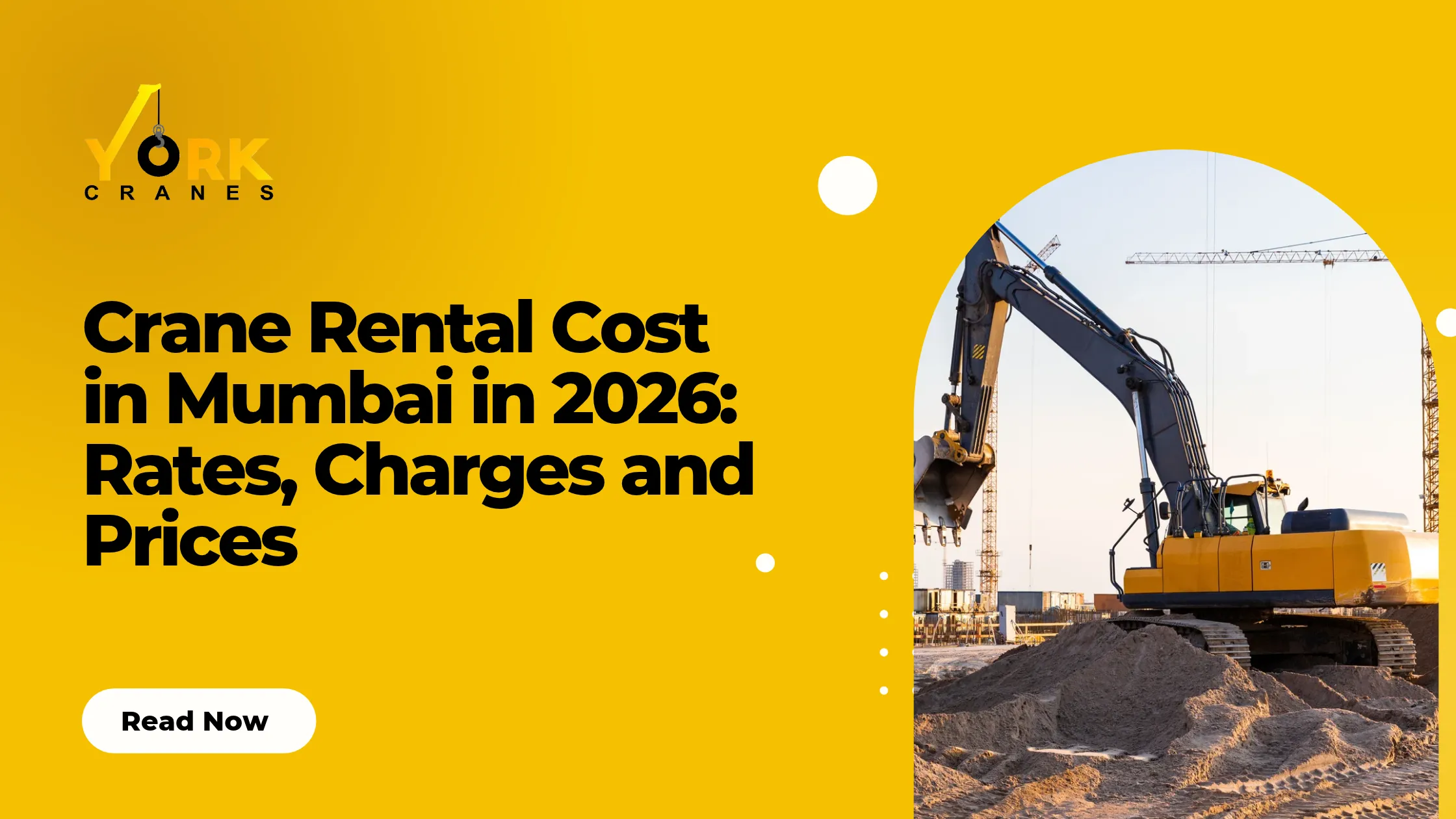 Crane rental cost in Mumbai in 2026 depends on crane type, lifting capacity, rental duration, operator fees, and transportation charges.